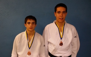 1/2 finale cadets Toulouse: 2 cadets sur le podium