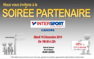 soire avec notre partenaire INTERSPORT