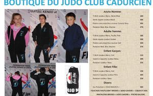 Boutique textile Cahors Judo 