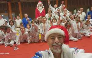 le père noel est passé au dojo !!