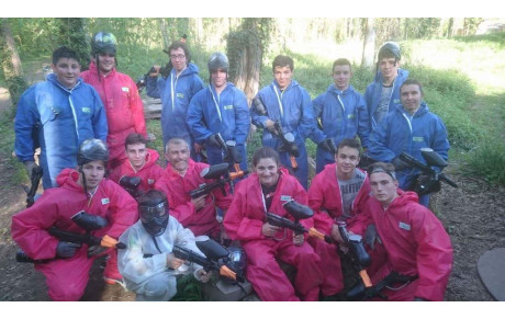 les judokas au paintball !!