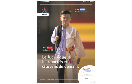 Axel sur les affiches de la fédération !!!