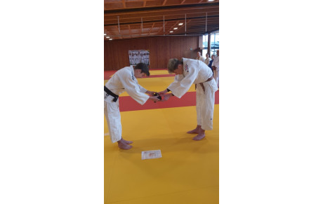 remise de la ceinture noire de Nicolas !!