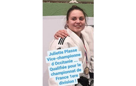 juliette Plasse Vice-championne d'Occitanie !!!